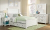Picture of Northport White Full Panel Bed with Trundle