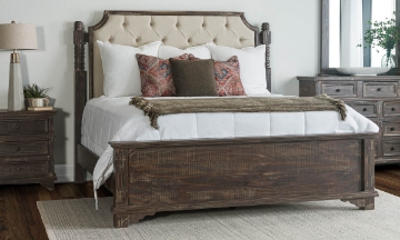 Picture of Post & Beam Charleston Almond Upholstered King Bed