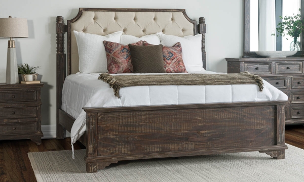 Picture of Post & Beam Charleston Almond Upholstered King Bed