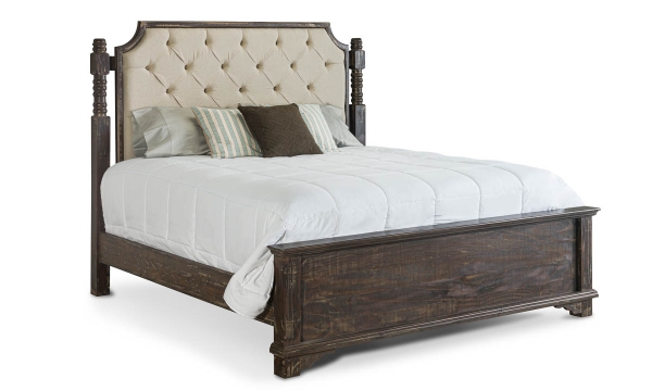 Picture of Post & Beam Charleston Almond Upholstered Queen Bed
