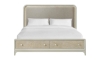 Picture of Skyline Gray Burlap Queen Storage 5-Piece Bedroom Set