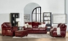 Picture of Gunnison Red Leather Ottoman