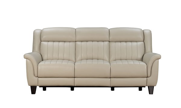 Picture of Kimball Cream Leather Dual Power Sofa