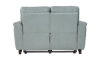 Picture of Malone Blue Leather Power Loveseat