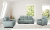 Picture of Malone Blue Leather Power Recliner