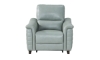 Picture of Malone Blue Leather Power Recliner
