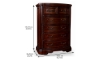 Picture of Valencia Dark Oak 6-Drawer Chest