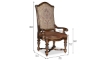 Picture of Valencia Dark Oak Arm Chair