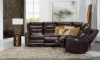 Picture of Rainier Trail Leather 3-Piece Power Sectional