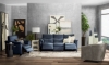 Picture of Maddalena Navy Leather Power Recliner